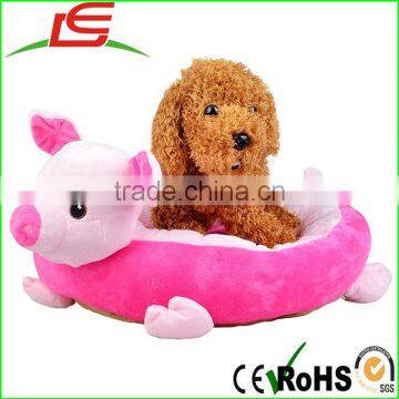 Collapsible Indoor Sofa Warm House Nest Tortoise Pig Shaped Pet Dog Bed photo-3