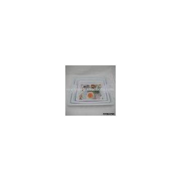 Melamine Tray 3PCS Melamine Tray Set Melamine Tableware Melamine Ware Tableware House ware