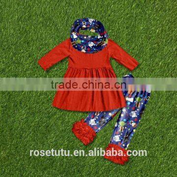 Zhejiang Yiwu Girls Long Sleeved Clothes Give You a Different Dress Feeling Long Autumn Stripes Wrinkled Girls Cotton photo-2