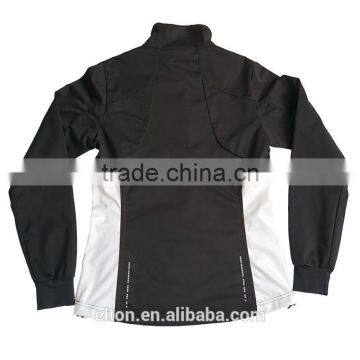 201501007020 Reflective Print Black Women's Soft Shell Jacket photo-4
