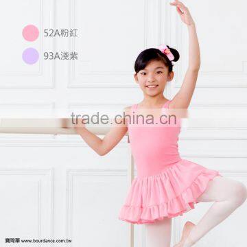 Children Ruffle Hem Ballet Tank Girl Tutu Dress photo-2