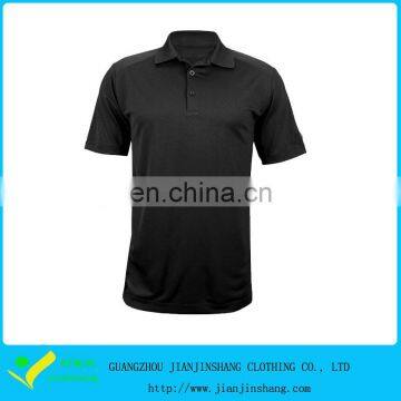 100% Polyester Cool Dry Black Color Men Beautiful Polo Shirts