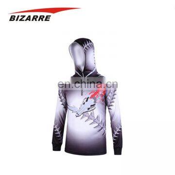 Wholesale custom graphic sublimation uv protection fishing shirt