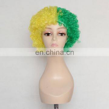 Fan Afro Hair Half And Half Color Wig FGW-0032