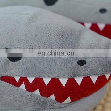 promotional beautiful funny shark animal cartoon indoor Slippers