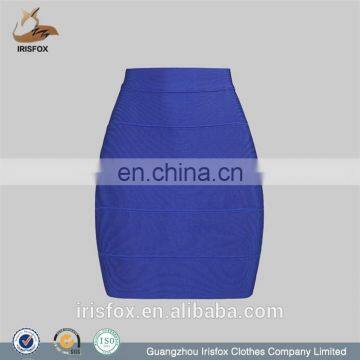 Simple design diamond blue short bodycon tulle skirt