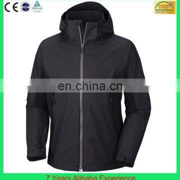Cheap outdoor waterproof polyester mens plain rain jacket blank windbreaker - 7 Years  Experience