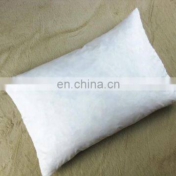 Duck feather filled pillow for activities