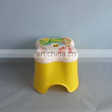 2 color antiskid bathroom plastic stool