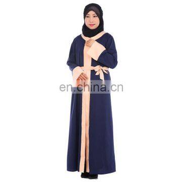 2017 Wholesale Front Open New Model Abaya in Dubai Drop Shipping Fashion Muslim Dress Abaya 2017 photo-4