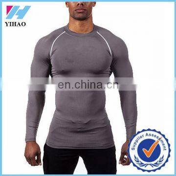 Trade Assurance 2015 Yihao Mens Wholesale gym clothing,men's sport core top,fitness t shirt