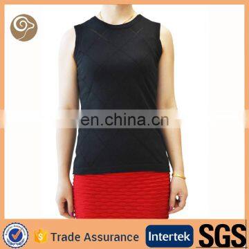 Women summer knitted wholesale wool vest