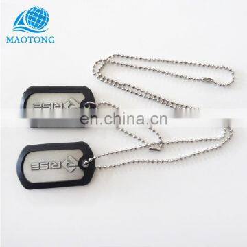 Custom High Quality Cheap Laser Engraved Black Dog Tags New Antique Silver Metal Military Dog Tag photo-5