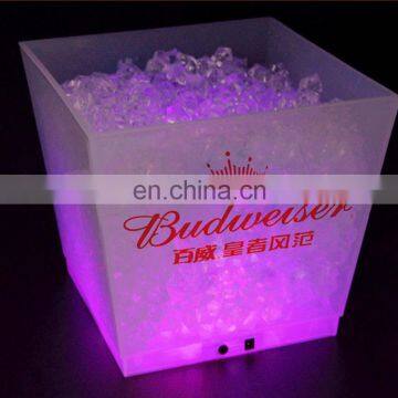 New Personalized Insulated Plastic Lighten up Led Beer Ice Bucket photo-3