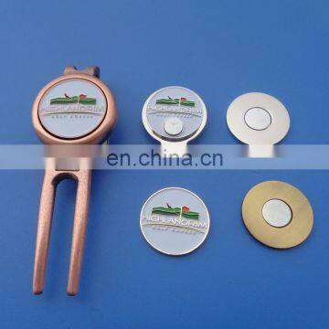 customized Ball Marker and Divot Repair Tool with hat clip