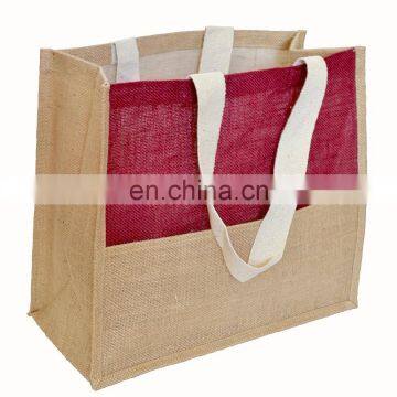 Eco friendly Jute Burlap Natural Large Grocery Shopping Tote Holidays Beach Bags