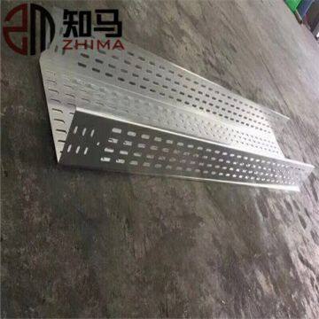 Aluminum perforated cable tray with cover