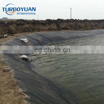 black waterproof fish farm pond liner hdpe black rolls geomembrane