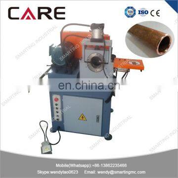 Single end pneumatic metal tube deburring machine