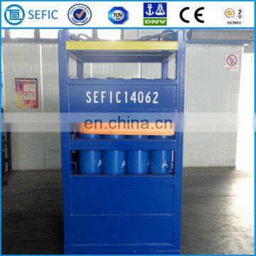 2015 Newest Low Price High Pressure Seamless Steel Oxygen, Nitrogen, Argon Gas Cylinder DNV Offshore Container