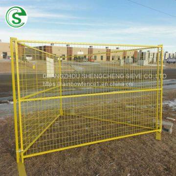 High security construction site Australia/Canada used outdoor galvanized temporary fence