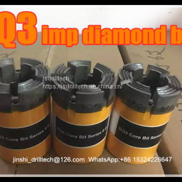BQ BQ3 Impregnated Diamond Core Drill Bits, Exploration Drilling Bit, Rock Coring, Geotechnical Drilling Bits photo-3