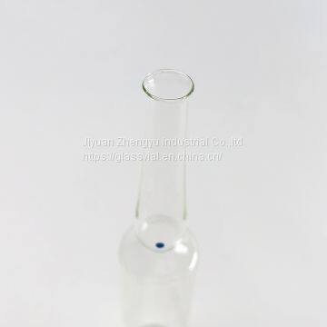 Custom tubular medical clear vitamin neutral glass ampoule bottle