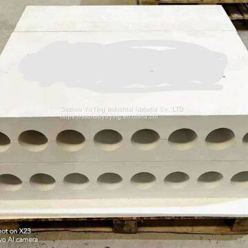 Ceramic Block Insulation Block Temperature Protection Ceramic Roller Sealant Block Brick For Tempering Machine photo-3