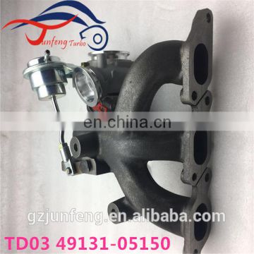 TD03 49131-05150 8658624 8602933 Turbocharger for Volvo S80 XC90 Bi Turbo N3P28FT Engine turbo 49131-05160