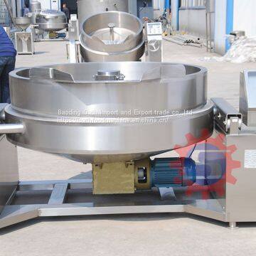 Jam jacketed kettle with mixer  Electric industrial wok supplier   Cooking Equipment China