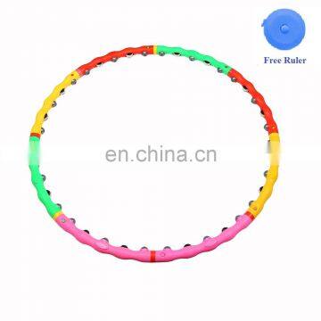 Wholesale 98Cm Hula Circle Magnetic Fitness Massage Collapsible Hula Circle For Adults