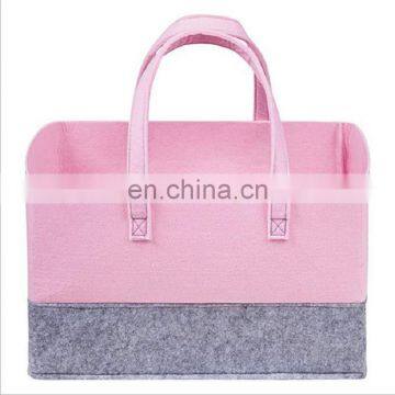 oem logo for you grey felt bear laundry basket