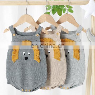 Boys Romper Newborn Knitted Baby Clothes Cartoon Infant Girls Jumpsuit Cotton Baby Boy Romper Toddler Jumpsuit Autumn Overalls