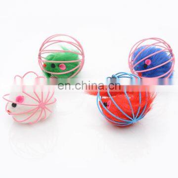 Promotion Random Color Funny Cat Toy Iron Cage Mouse Ball photo-5