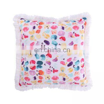 Printed Pillows Outdoor Decorative Multi-color Fancy Flower Popular Creative Digital Printing Square Throw Pillow Cover