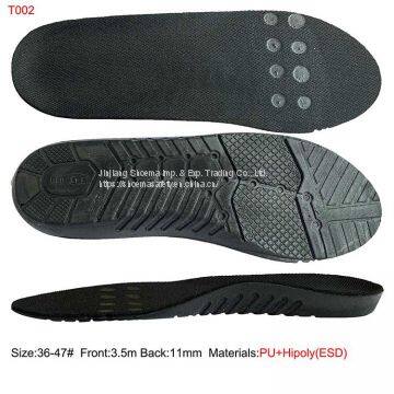 Anti Static PU Shoe Insoles for Safety Shoes Materials