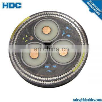 MV 10kv Cable YJLY-23 3*70 Al/xlpe/CWS/CTS/STA/PVC Aluminum XLPE Insulated With Water Blocking Powder PVC PE Sheath photo-6