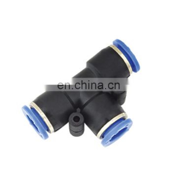 PUT Series Union Tee Type Pneumatic Air Quick Connect Tube Fitting