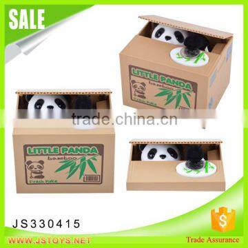 Wholesale gift items funny panda coin bank for kids