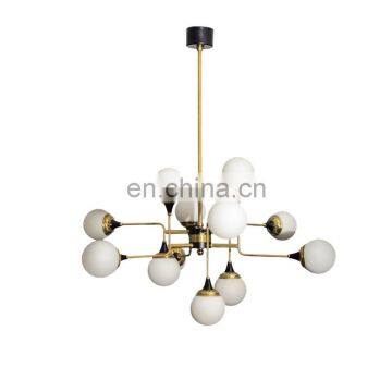 Горячее предложение! Современный подвесной светильник LED-люстры с лампочкой в виде стеклянного шара photo-3