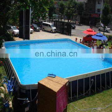 Hot Sale Large Inflatable Metal Frame Swimming Pool PVC, Commercial Large Inflatable Stents Metal Swimming Pool for Backyard