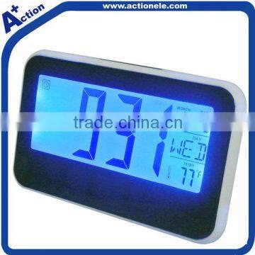 Smart Digital Table Alarm Clock with Big LCD Display