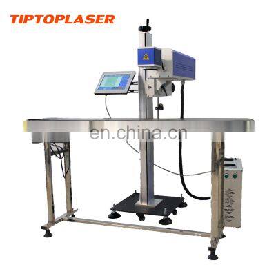 Industrial Professional Flying Fiber Co2 UV Laser Marking Machine for Metal and Plastic