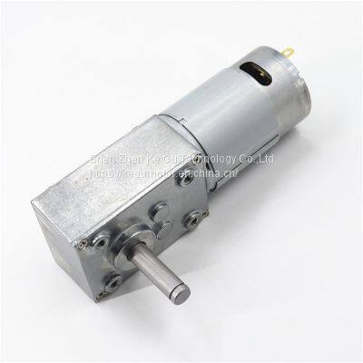 Kegu Motor KG-4058Z555 DC12V 24V High Torque Low Speed 40mm Worm Gear Motor for Curtain Vending Advertisement Machine photo-2