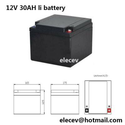 lithium battery 12V30AH li-ion battery 12V30AH lifepo4 12v30ah lithium