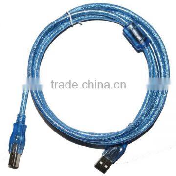 Good Compatibility Transparent 2m / 6Ft USB 2.0 Printer Cable photo-2