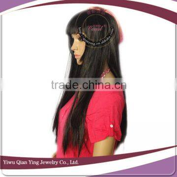 Cheap Long Straight Black Straight Japanase Girls Cospaly Hair Wigs photo-2