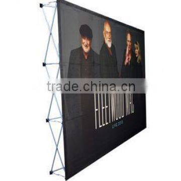 10ft Showroom Velcro Pop Up Display Backdrop