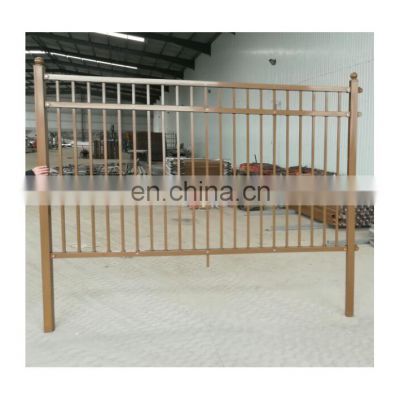 high quality bronze powder coated steel fence Ornamental fence