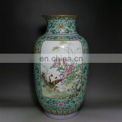 Chinese HIGH Antique Reproduction Qing Dynasty Ceramic Porcelain Vases Made From Jingdezhen